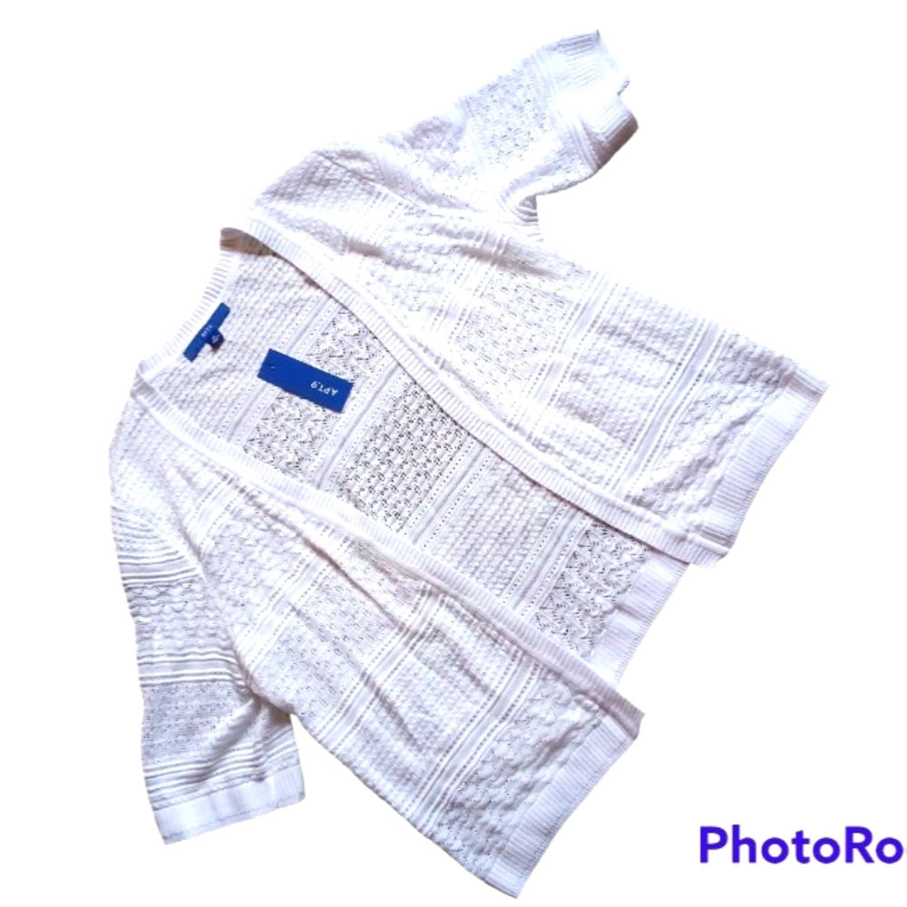 New! APT9 Cardigan short sleeve! Size XL.